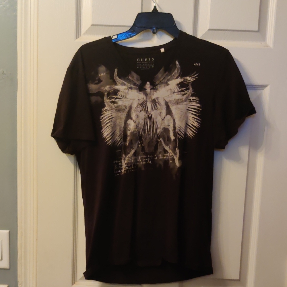 GUESS Men's Dark Graphic Tee